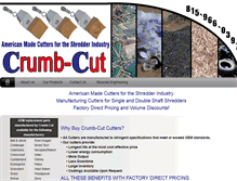 Tablet Screenshot of crumb-cut.com